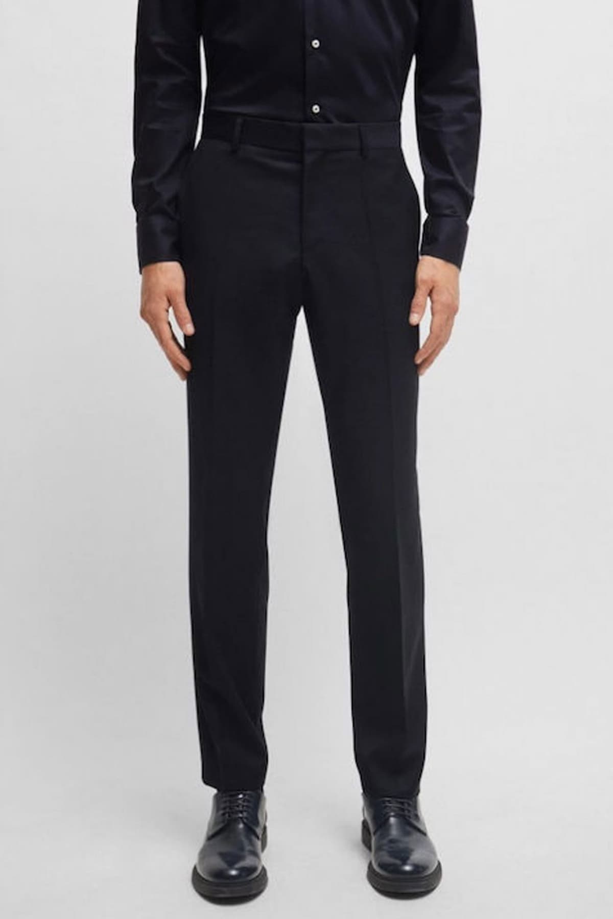 BOSS ΚΟΣΤΟΥΜΙ ΜΙΚΡΟΣΧΕΔΙΟ H-HUGE-2PCS-PEAK-232 SLIM FIT ΜΠΛΕ