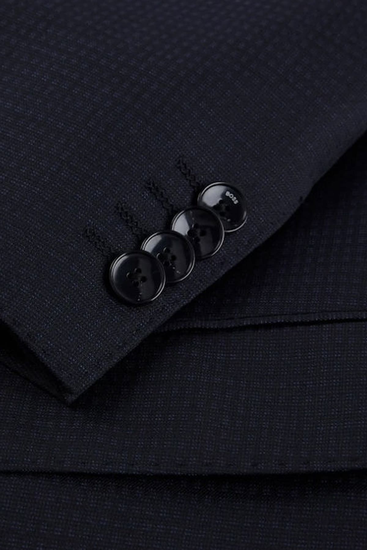 BOSS ΚΟΣΤΟΥΜΙ ΜΙΚΡΟΣΧΕΔΙΟ H-HUGE-2PCS-PEAK-232 SLIM FIT ΜΠΛΕ