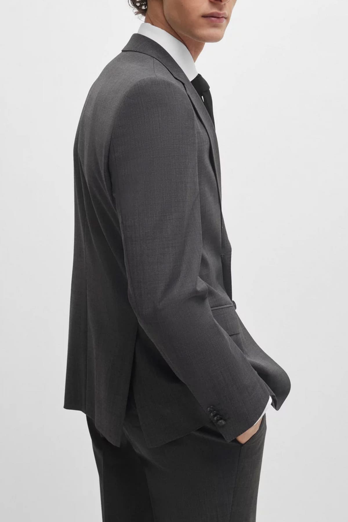 BOSS ΚΟΣΤΟΥΜΙ SLIM FIT H-HUGE-2PCS-224 ΓΚΡΙ