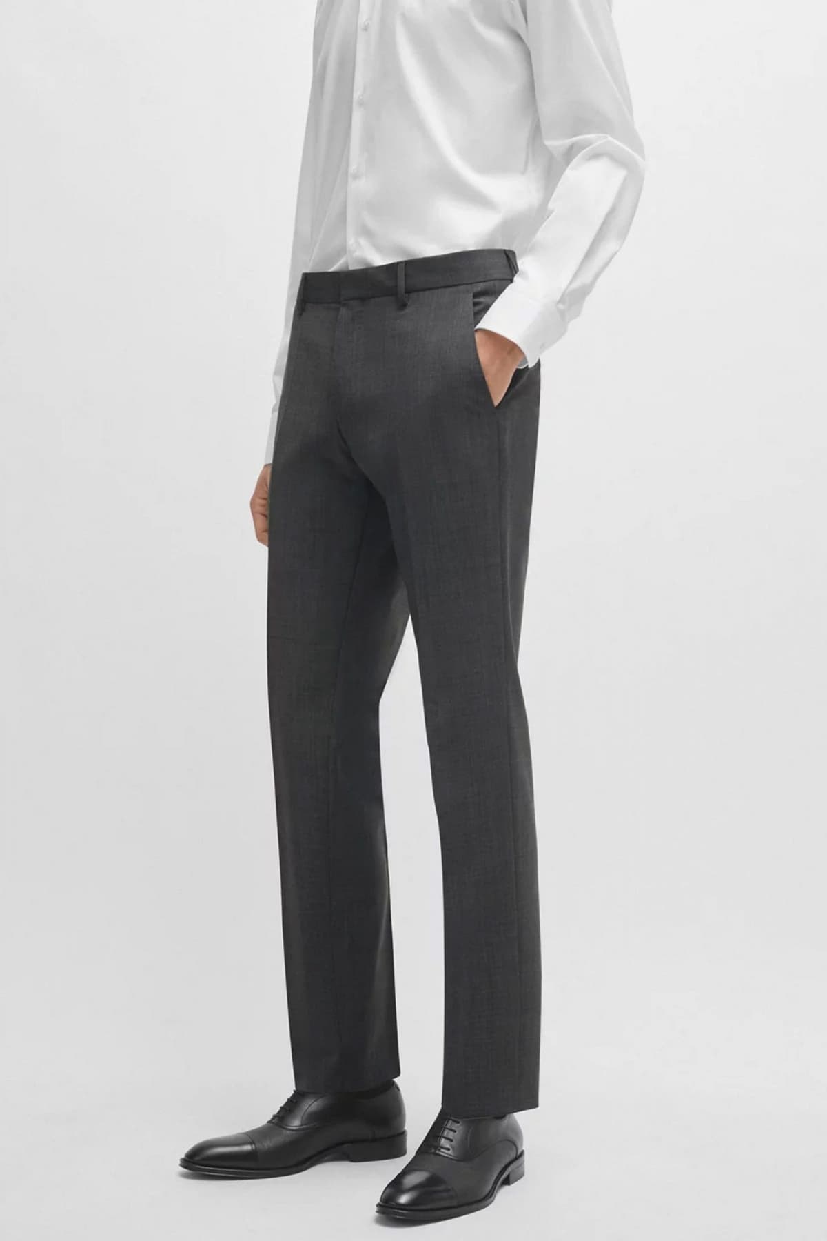 BOSS ΚΟΣΤΟΥΜΙ SLIM FIT H-HUGE-2PCS-224 ΓΚΡΙ