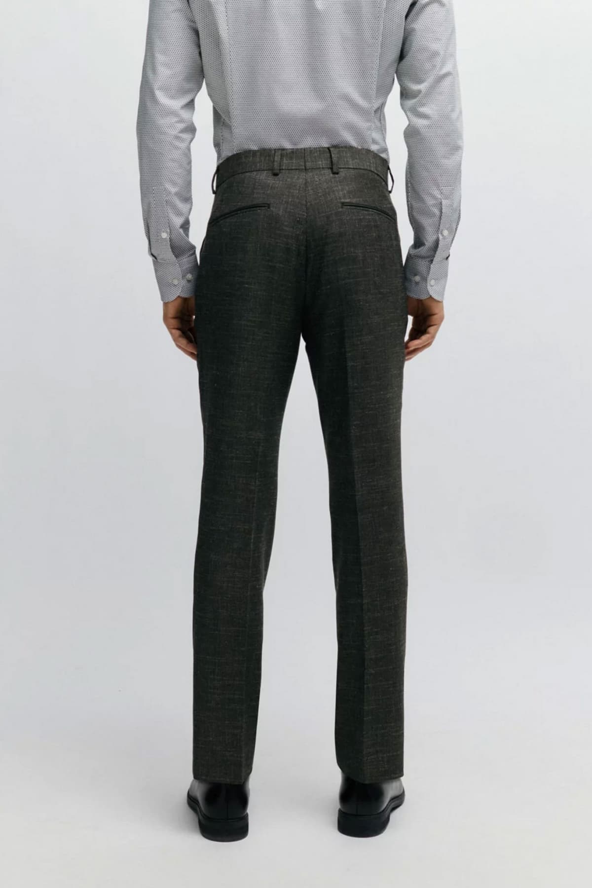 BOSS ΠΑΝΤΕΛΟΝΙ CHINO SLIM FIT H-GENIUS-241 ΧΑΚΙ