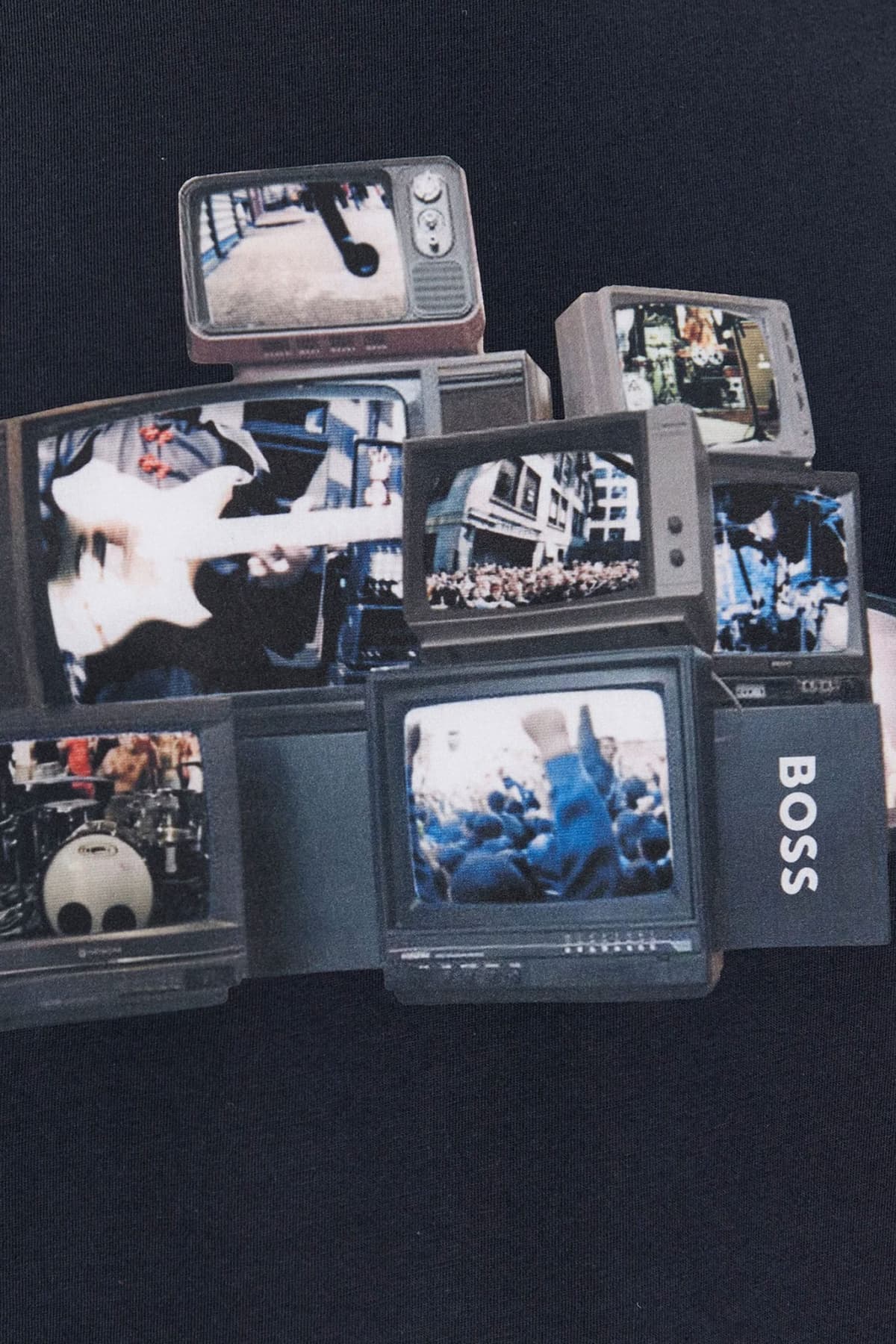 BOSS CASUAL T-SHIRT TEEMUSHROOM ΜΠΛΕ