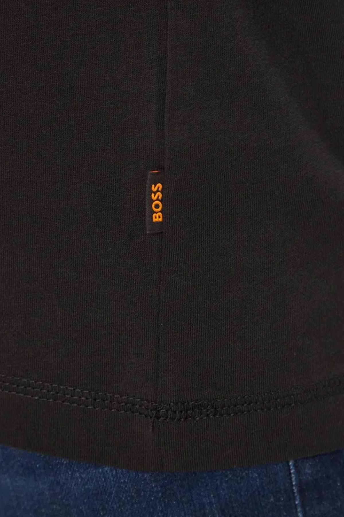 BOSS T-SHIRT JERSEY TESCORPION ΜΑΥΡΟ