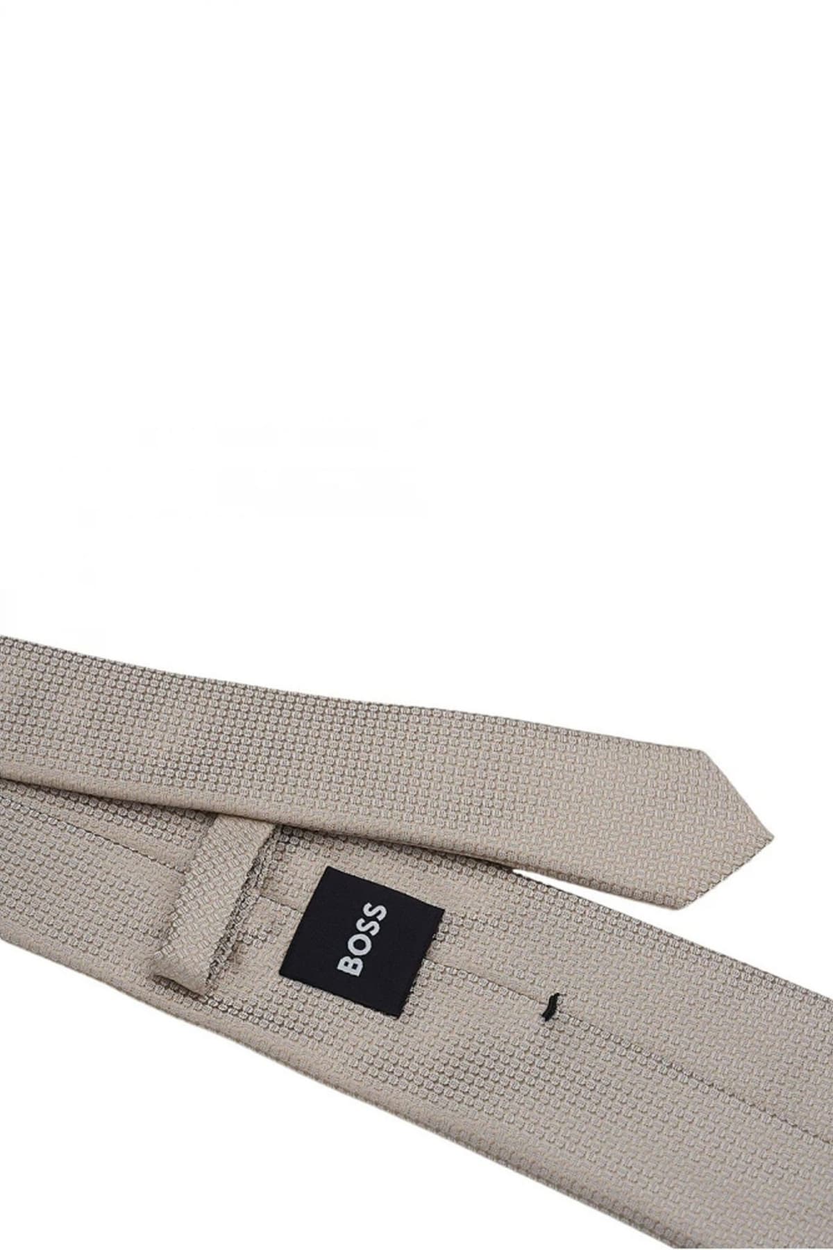 BOSS ΓΡΑΒΑΤΑ ΜΙΚΡΟΣΧΕΔΙΟ H-TIE 7.5 CM-222 ΜΠΕΖ