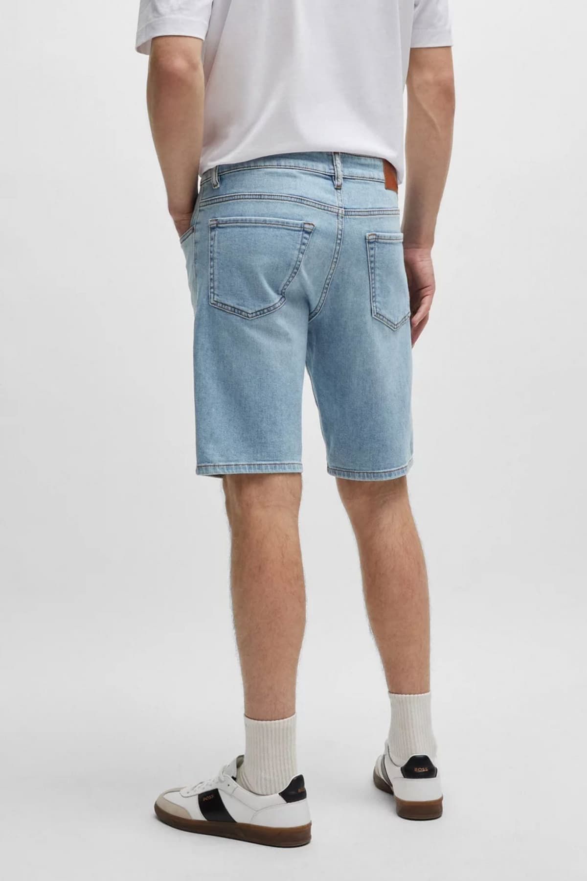 BOSS CASUAL ΒΕΡΜΟΥΔΑ JEANS RE.MAINE-SHORTS BC ΓΑΛΑΖΙΟ