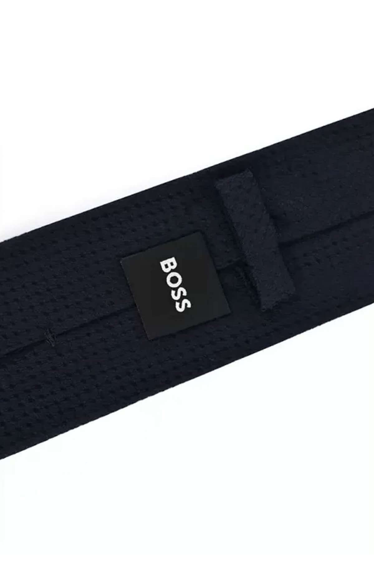BOSS ΓΡΑΒΑΤΑ H-TIE 7.5 CM -222 ΣΚΟΥΡΟ ΜΠΛΕ