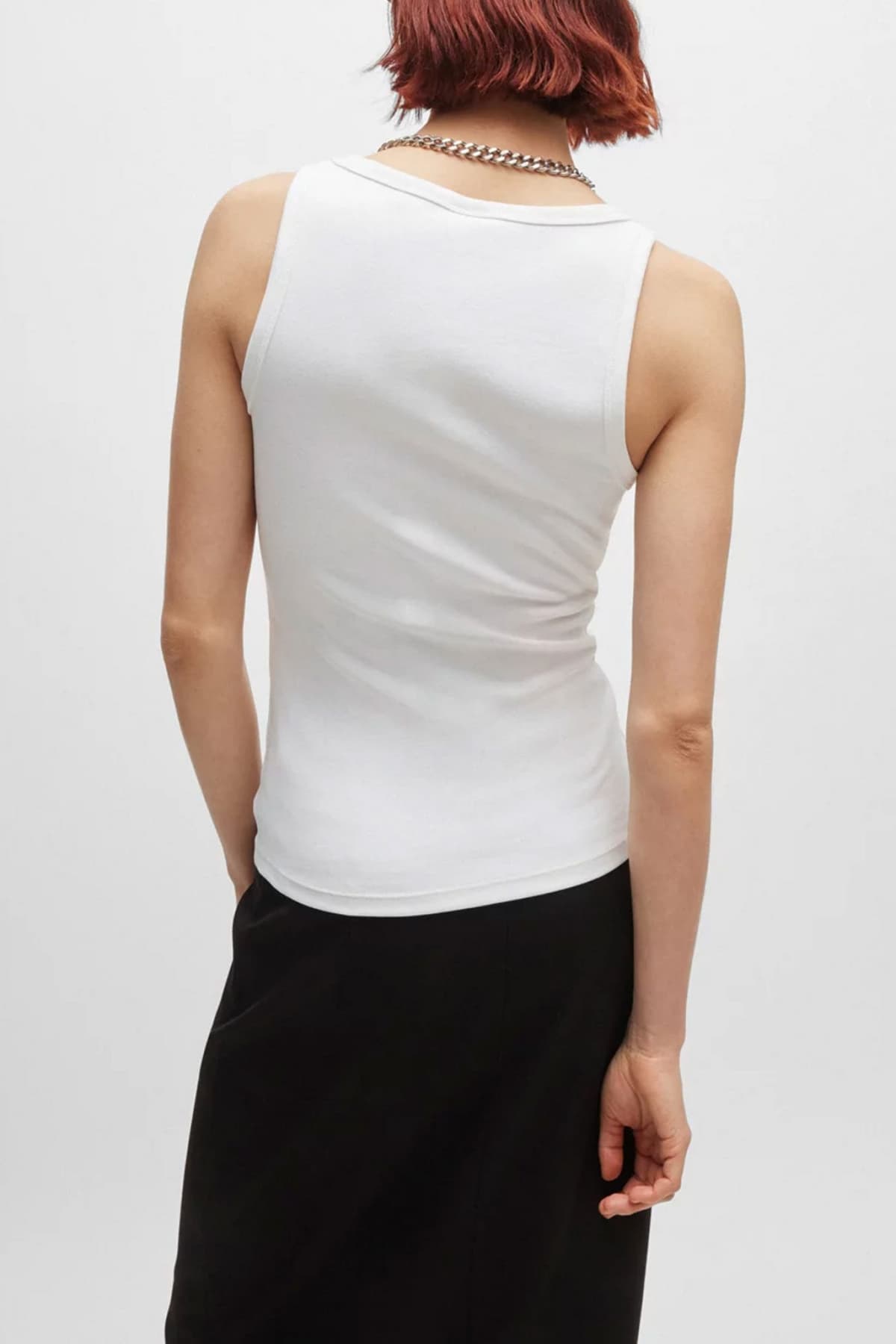 HUGO TOP DATAMIA LOGO ΛΕΥΚΟ