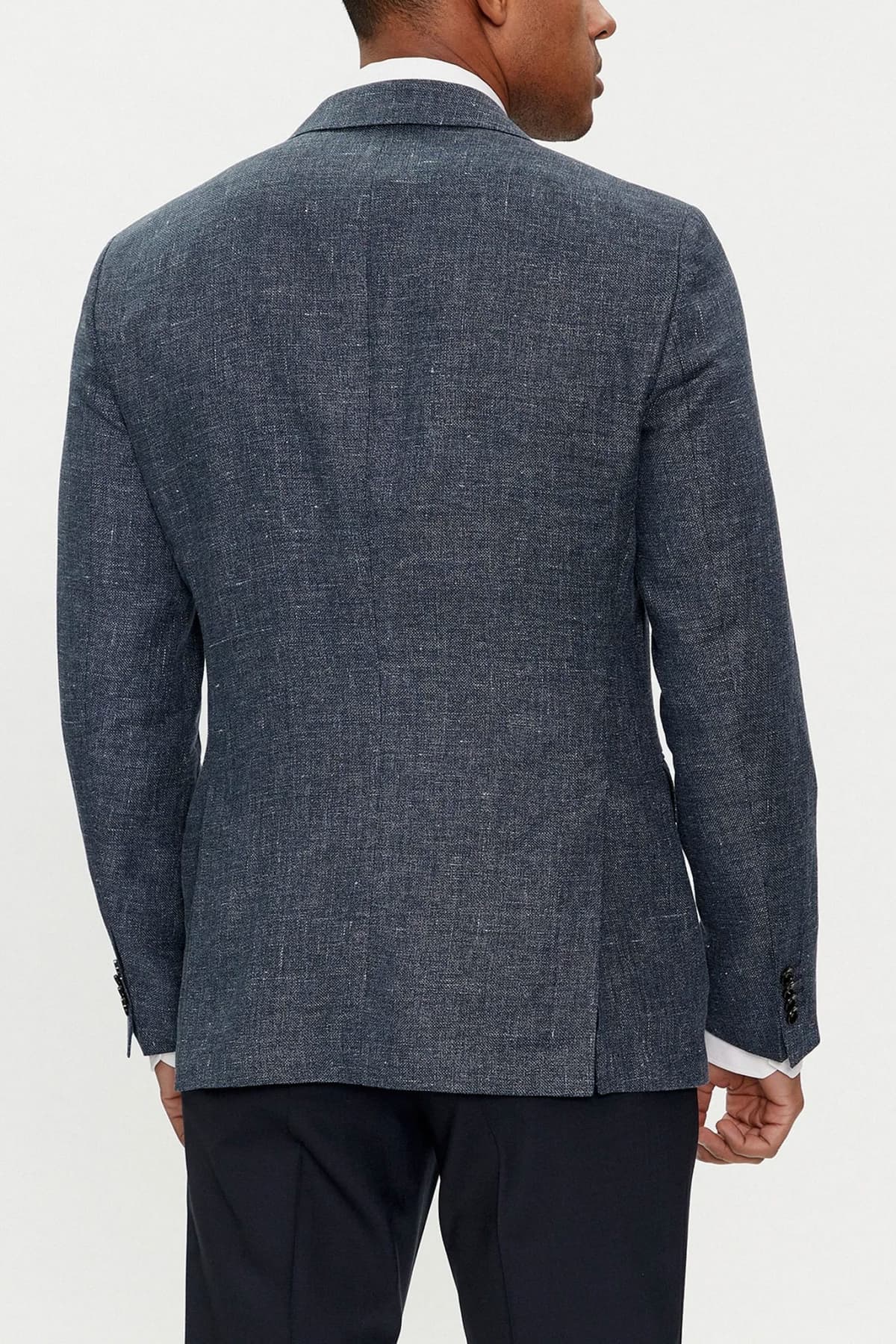 BOSS ΣΑΚΑΚΙ H-HUTSON-233 SLIM FIT ΜΠΛΕ