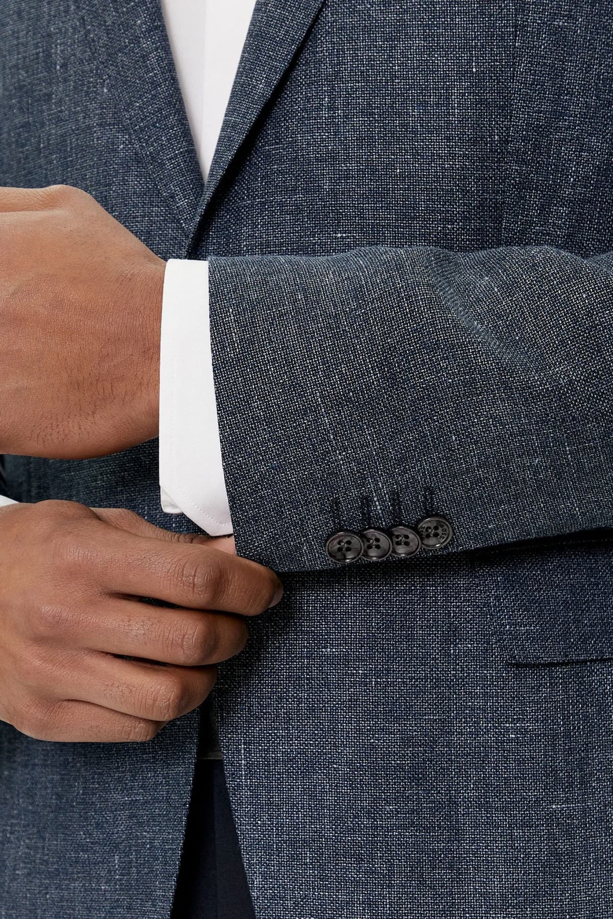 BOSS ΣΑΚΑΚΙ H-HUTSON-233 SLIM FIT ΜΠΛΕ