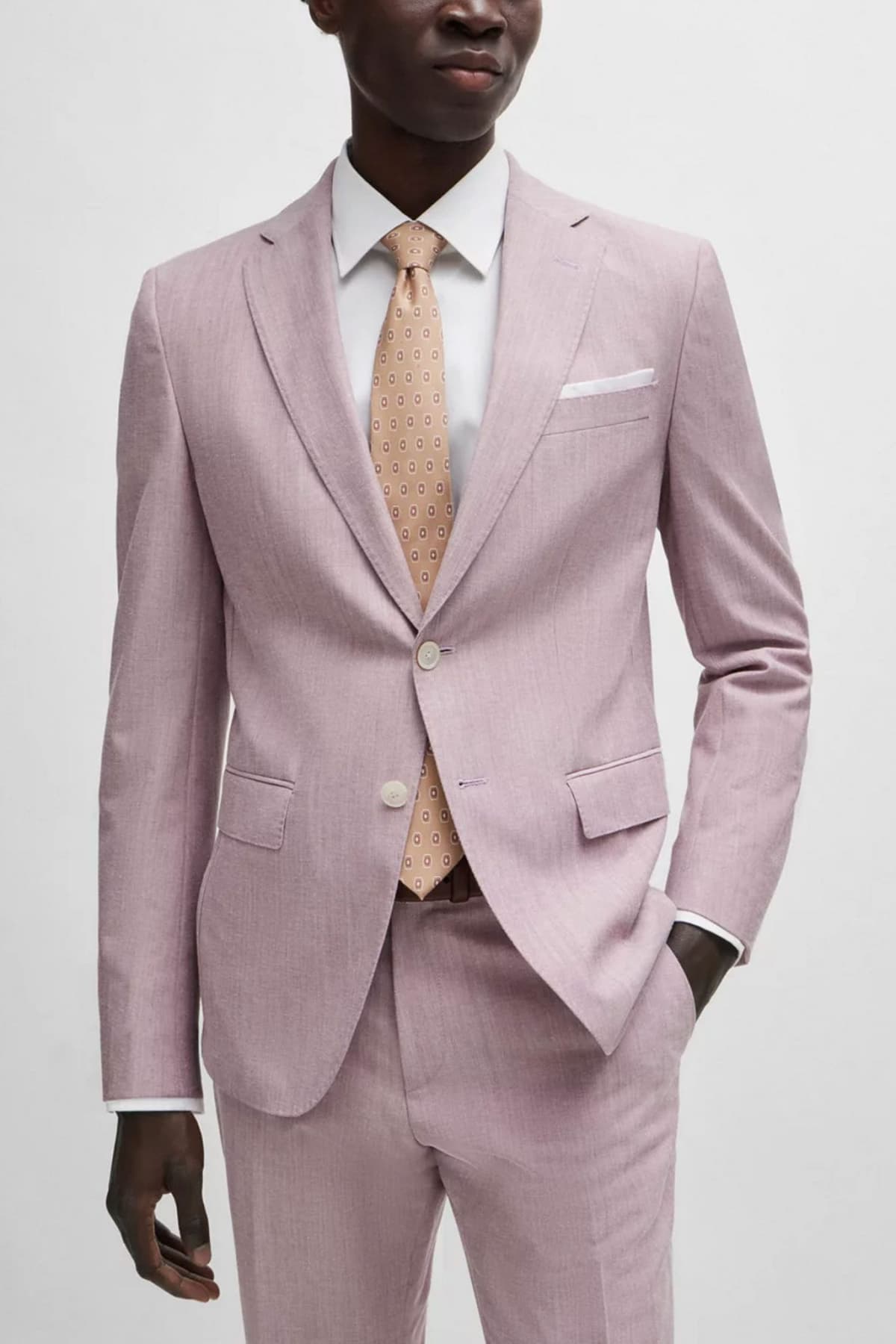 BOSS ΣΑΚΑΚΙ H-HUTSON-233 SLIM FIT ΣΑΠΙΟ ΜΗΛΟ