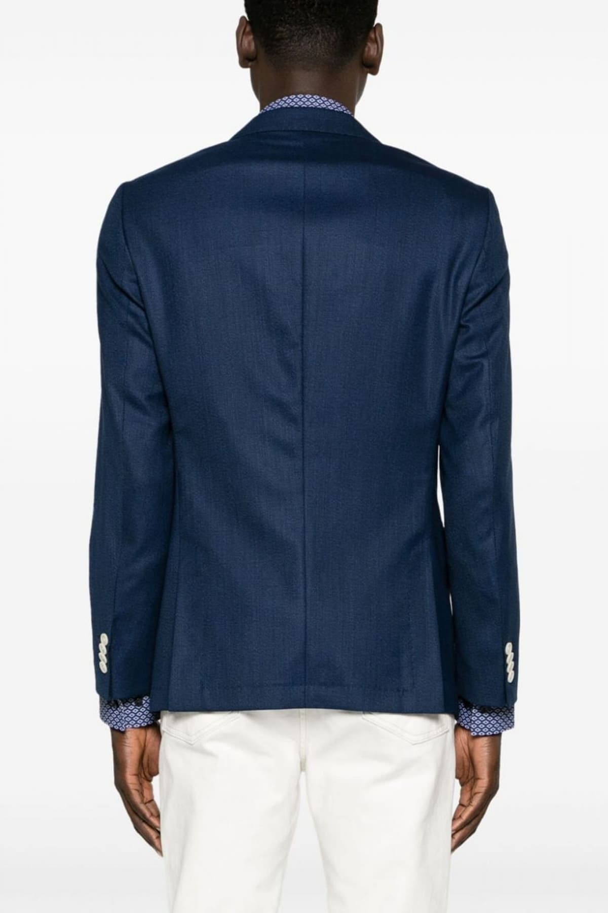 BOSS ΣΑΚΑΚΙ H-HUTSON-233 SLIM FIT ΜΠΛΕ