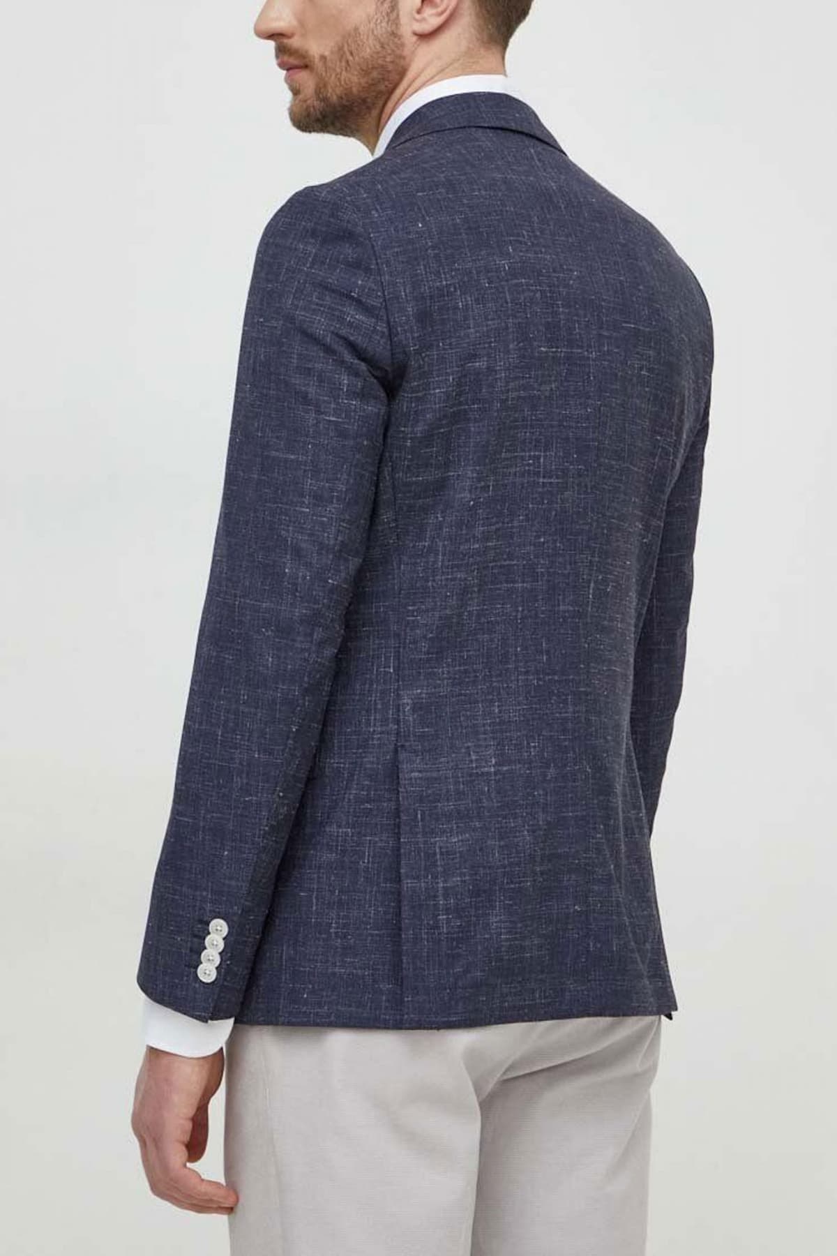 BOSS ΣΑΚΑΚΙ H-HANRY-233 SLIM FIT STRETCH MARGOTTO ΜΠΛΕ