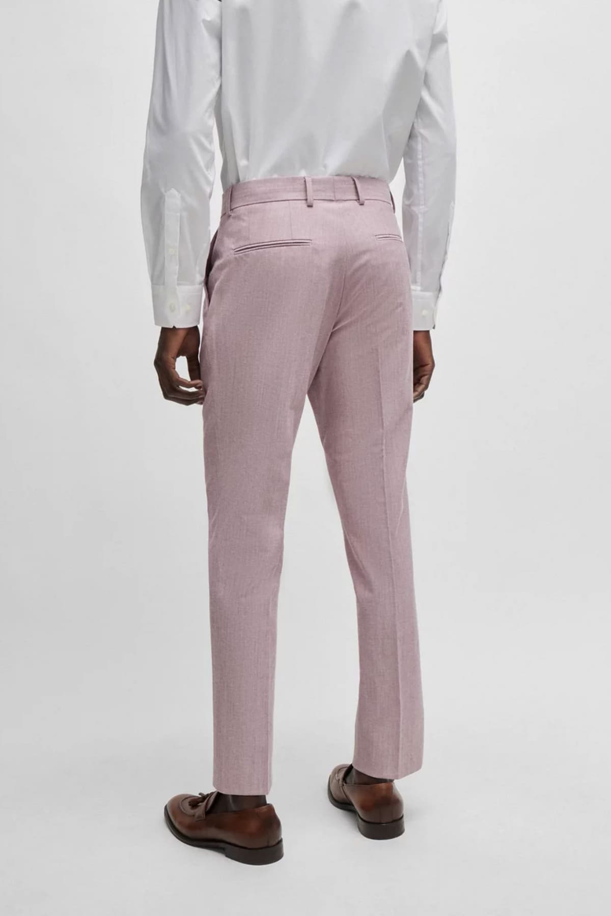 BOSS ΠΑΝΤΕΛΟΝΙ ΚΟΣΤΟΥΜΙΟΥ SLIM FIT H-GENIUS-242 ΡΟΖ