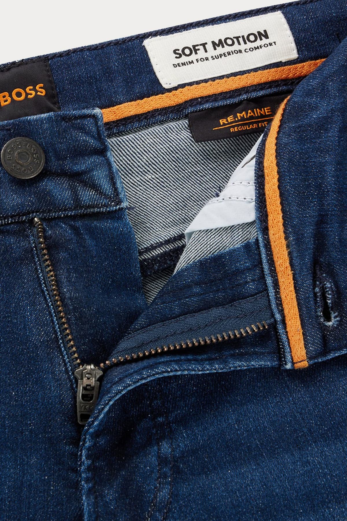 BOSS CASUAL ΠΑΝΤΕΛΟΝΙ JEANS DELAWARE BC-C SLIM FIT SOFT MOTION ΜΠΛΕ