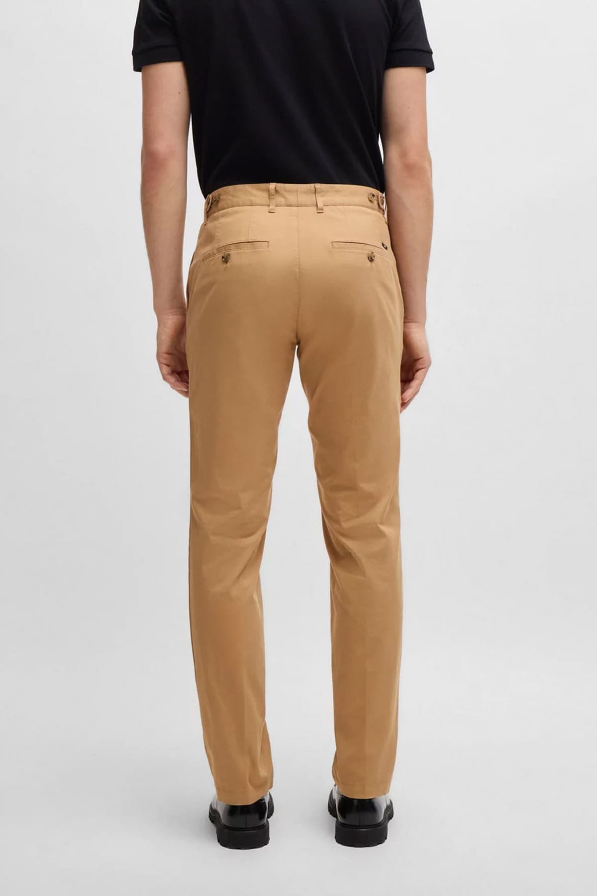 BOSS ΠΑΝΤΕΛΟΝΙ CHINO SLIM FIT C-GENIUS-242F ΜΠΕΖ