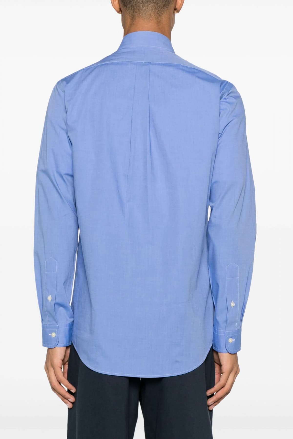 RALPH LAUREN ΠΟΥΚΑΜΙΣΟ BUTTON DOWN CUSTOM FIT ΣΙΕΛ