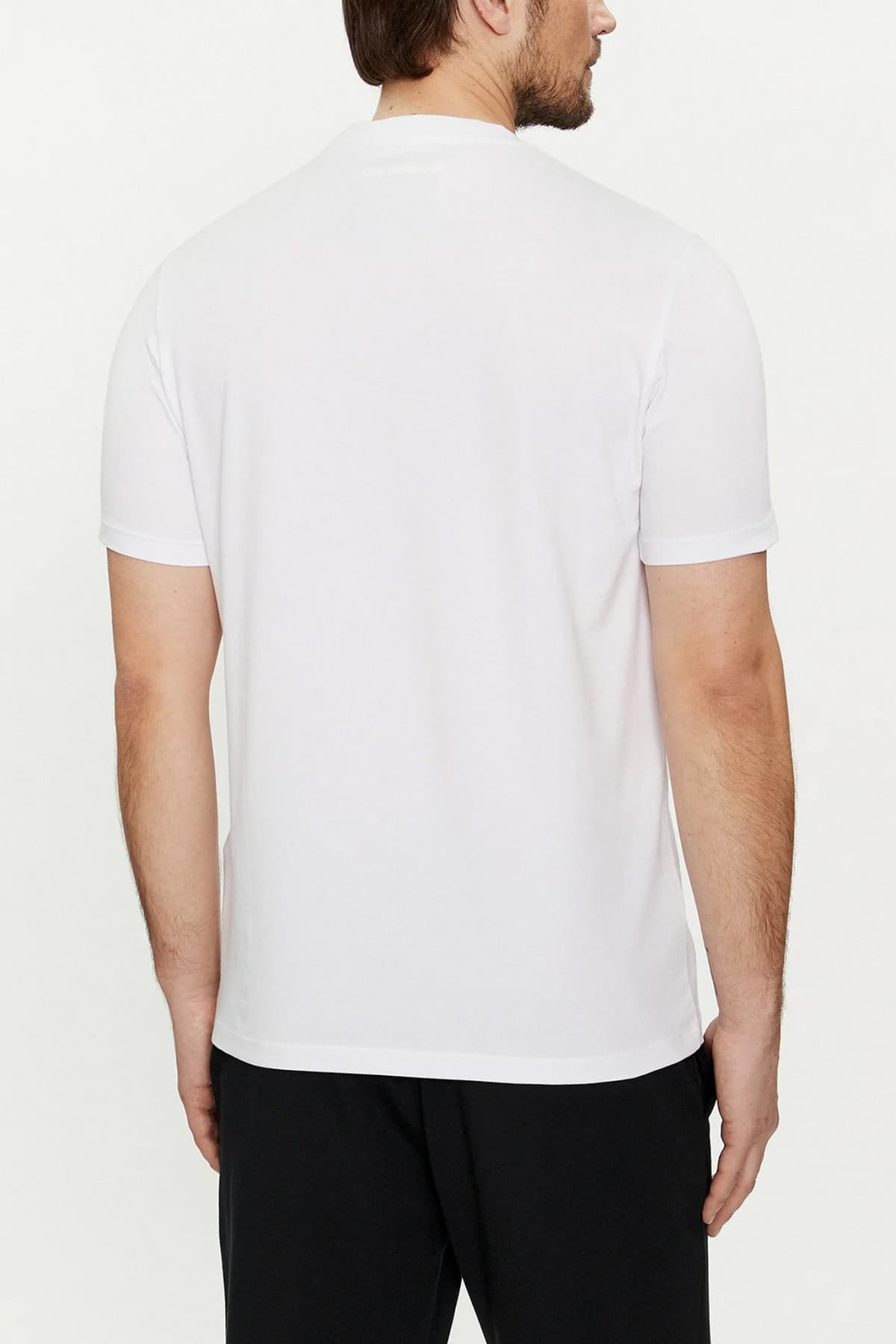 KARL LAGERFELD T-SHIRT LOGO ΛΕΥΚΟ