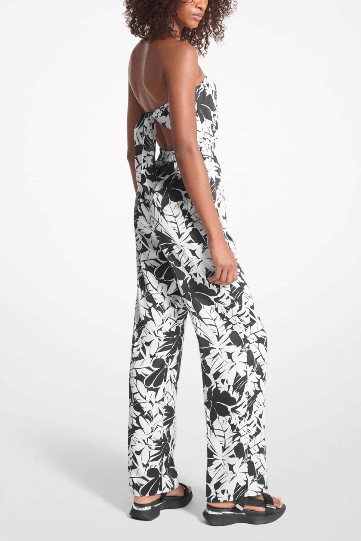 MICHAEL KORS ΟΛΟΣΩΜΗ ΦΟΡΜΑ ALL OVER PRINT ΔΕΣΙΜΟ ΠΙΣΩ ΜΑΥΡΟ-ΛΕΥΚΟ