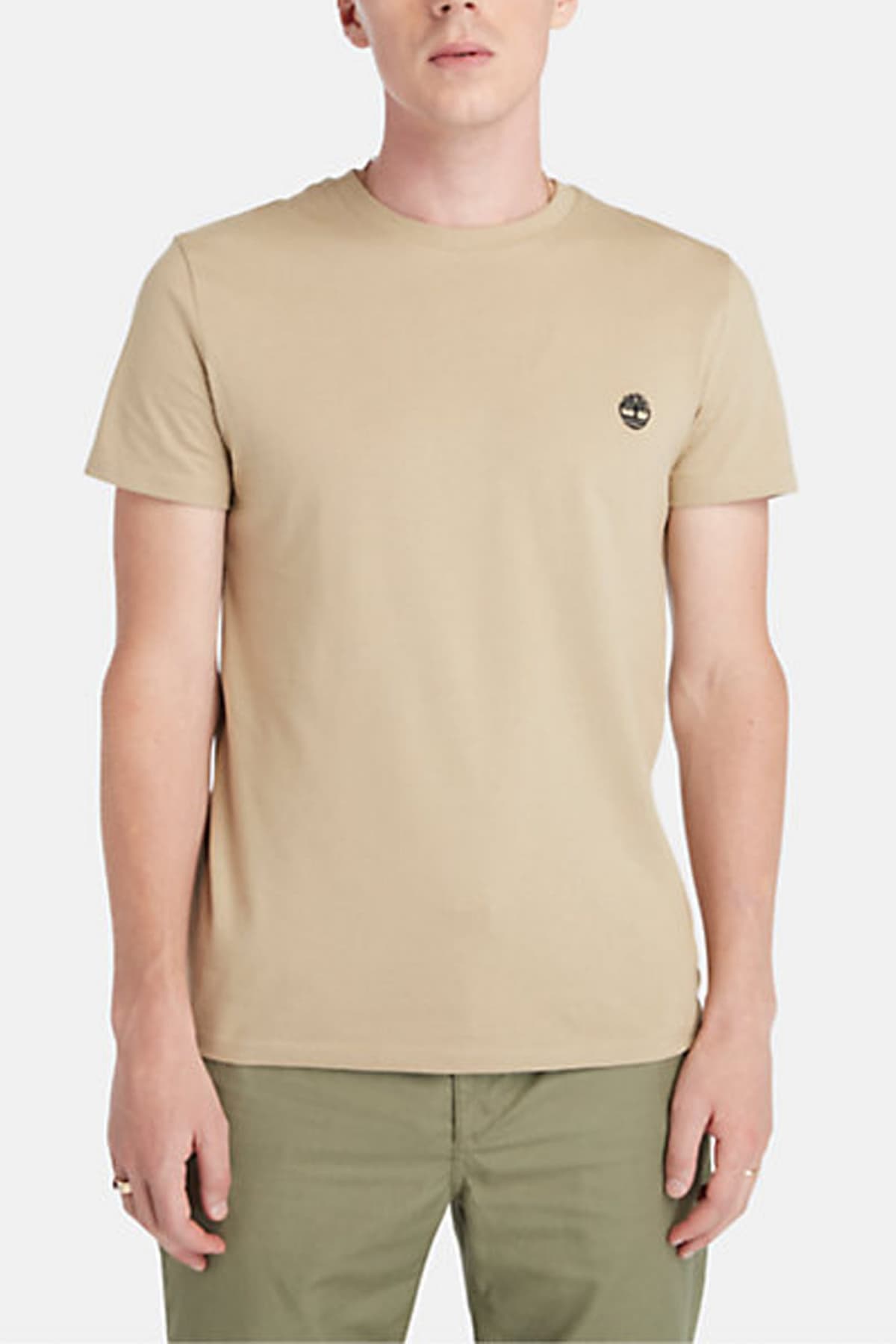 TIMBERLAND T-SHIRT CREW NECK DUN-RIVER SLIM FIT ΜΠΕΖ