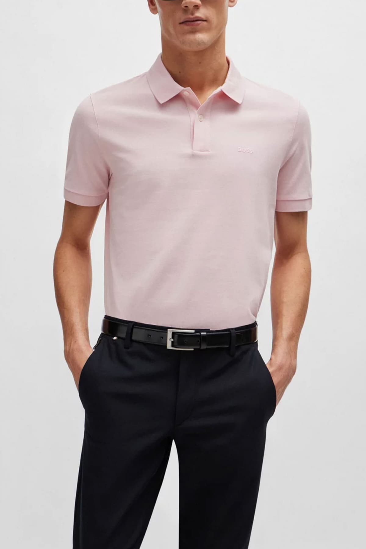 Men's Polo Shirts Boss Pink