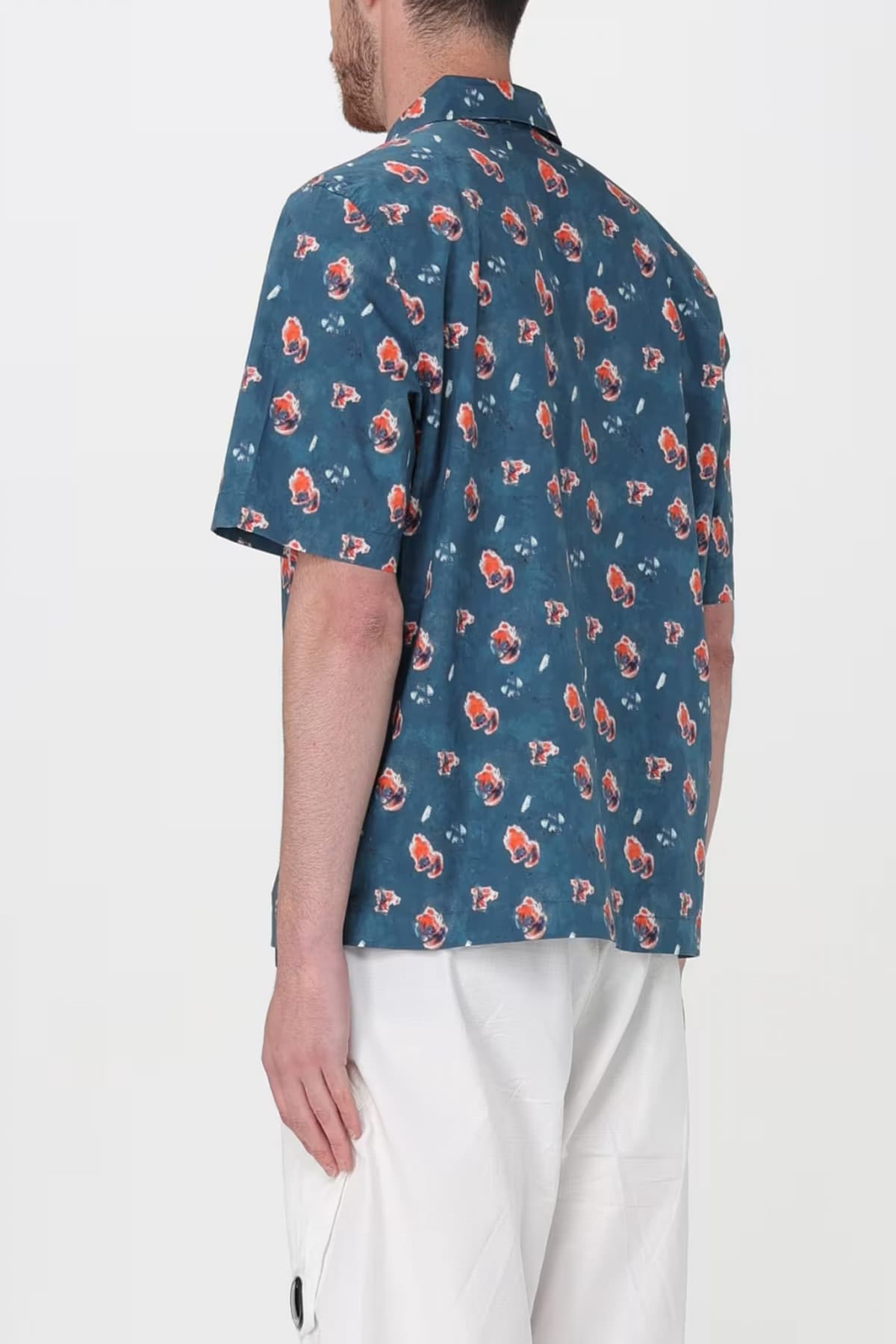 C.P COMPANY ΠΟΥΚΑΜΙΣΟ ALL OVER PRINT ΠΕΤΡΟΛ