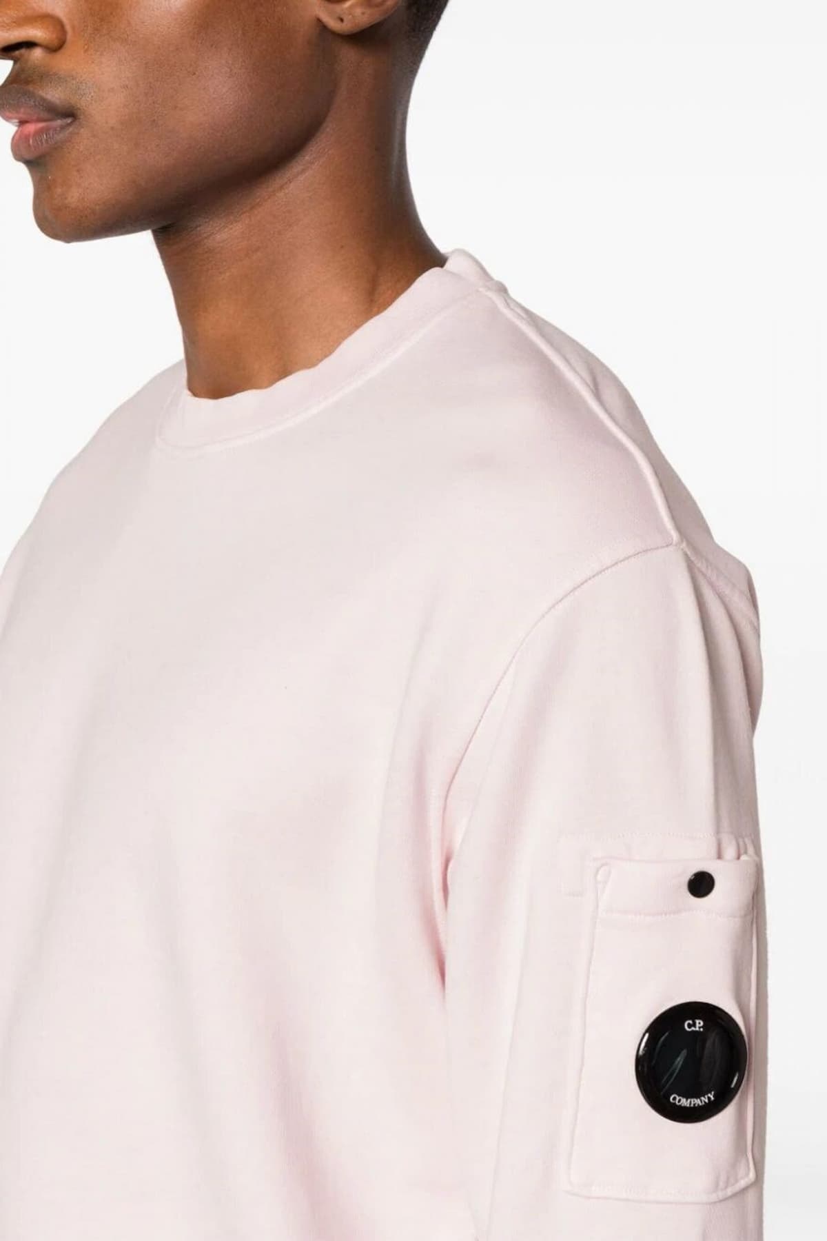 C.P. COMPANY ΦΟΥΤΕΡ CREW NECK ΡΟΖ
