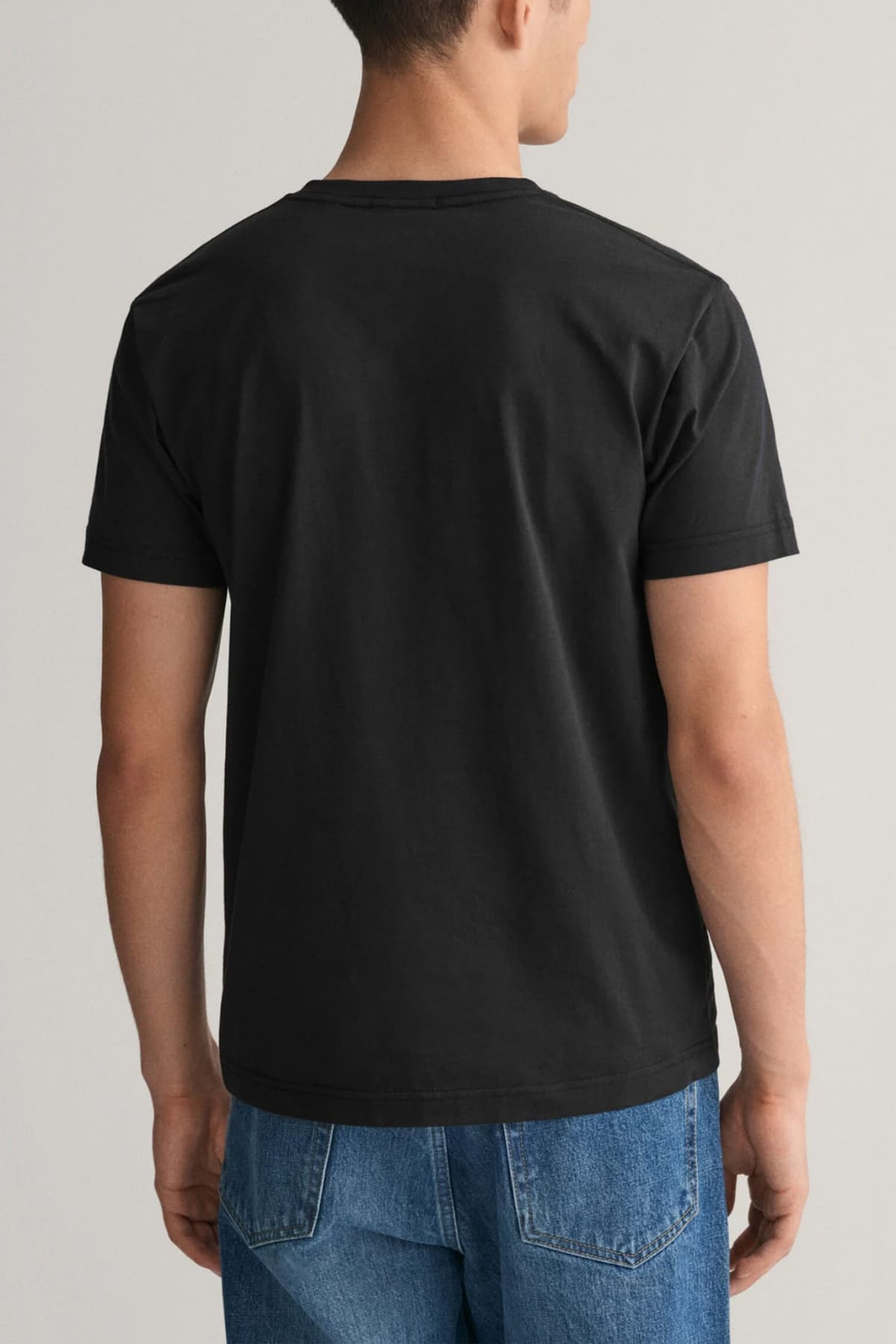 Men's T-Shirts Gant Black