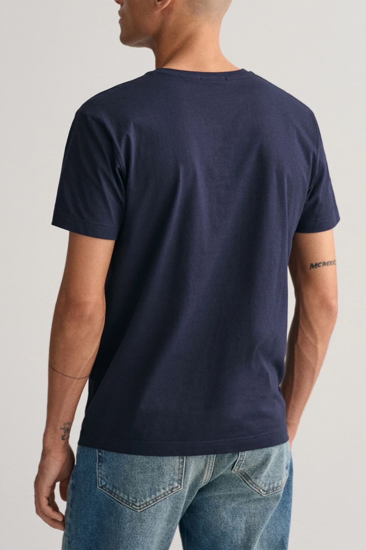 Men's T-Shirts Gant Blue