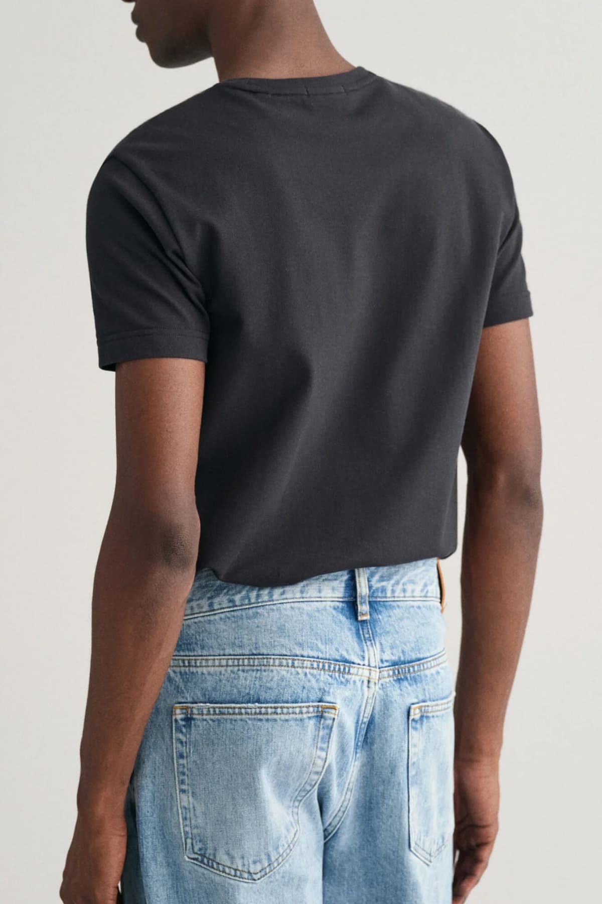 Men's T-Shirts Gant Black