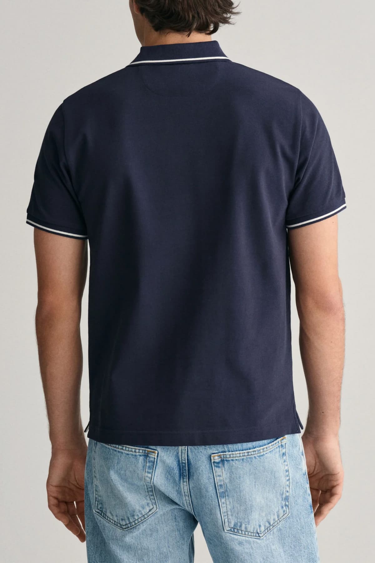 Men's Polo Shirts Gant Blue