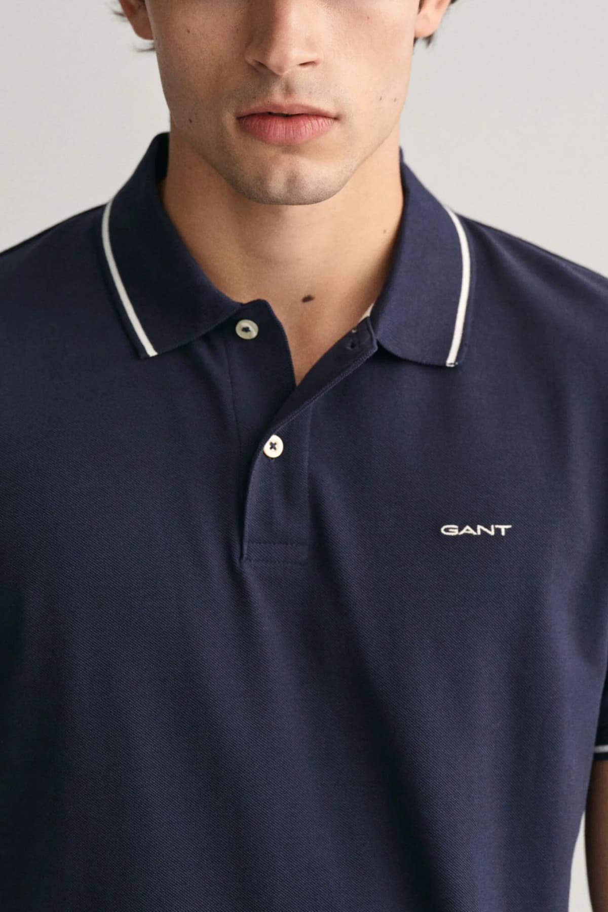 Men's Polo Shirts Gant Blue