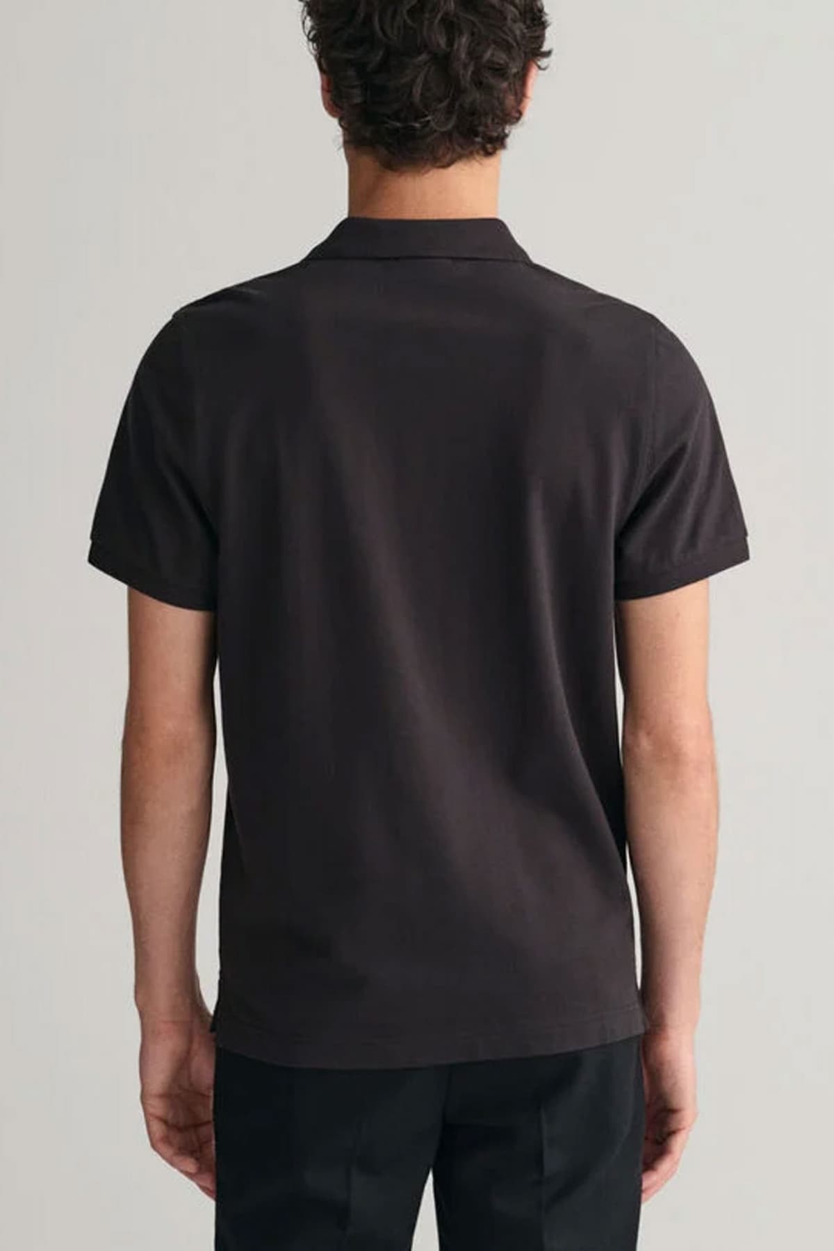 Men's Polo Shirts Gant Black