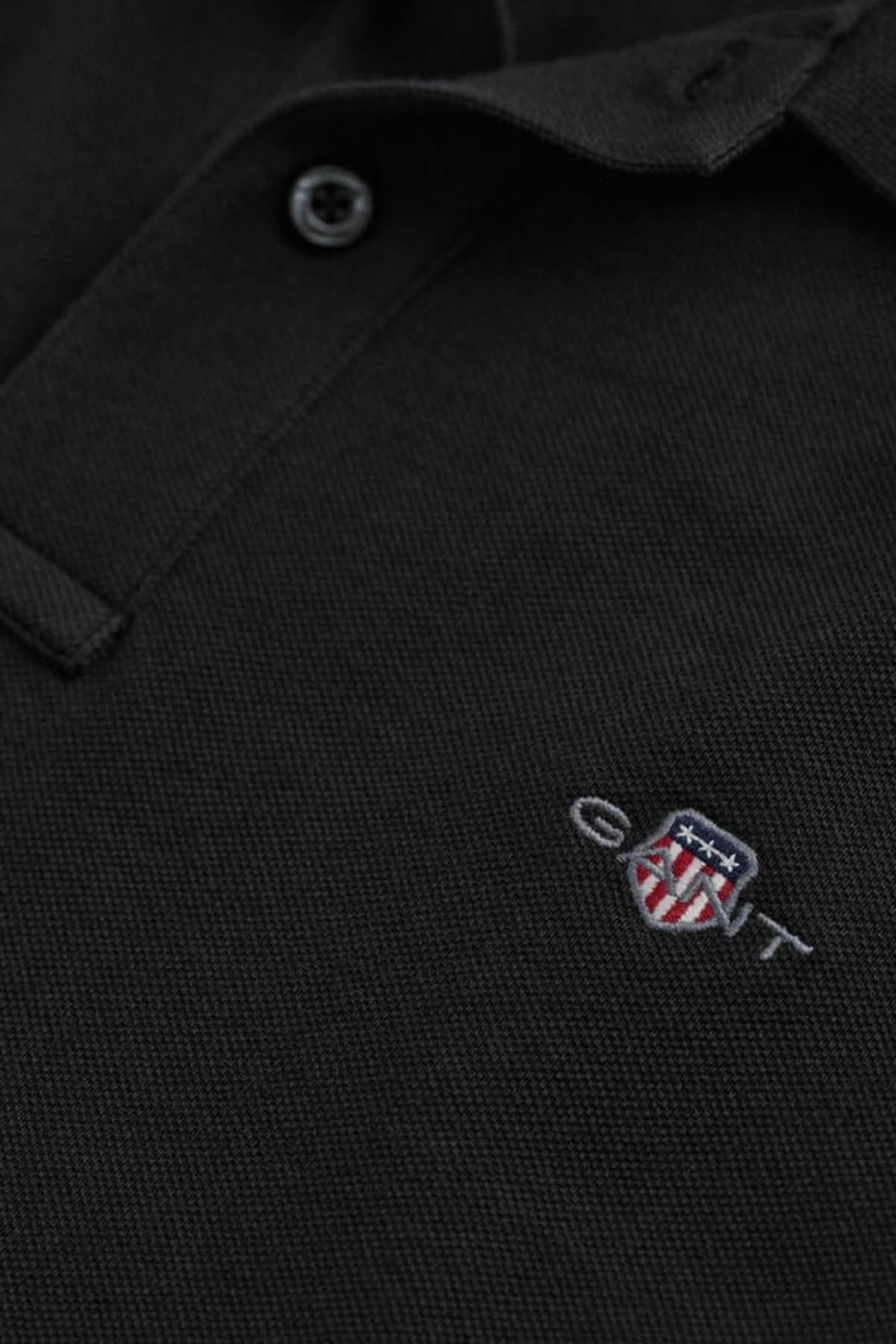 Men's Polo Shirts Gant Black