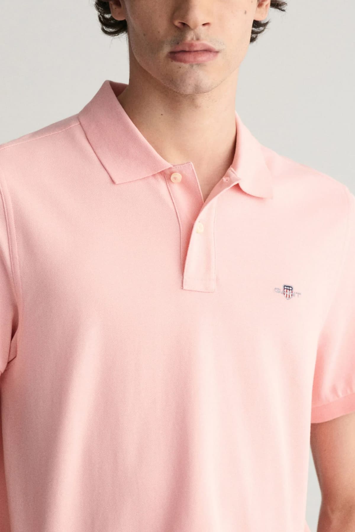Men's Polo Shirts Gant Pink