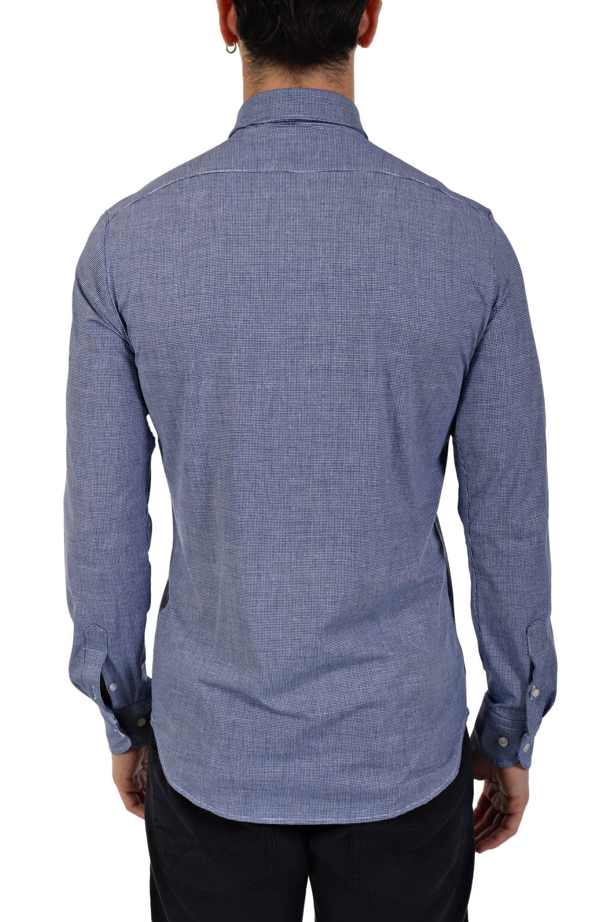 PAUL&SHARK ΠΟΥΚΑΜΙΣΟ ΜΙΚΡΟΚΑΡΩ BUTTON DOWN ΜΠΛΕ