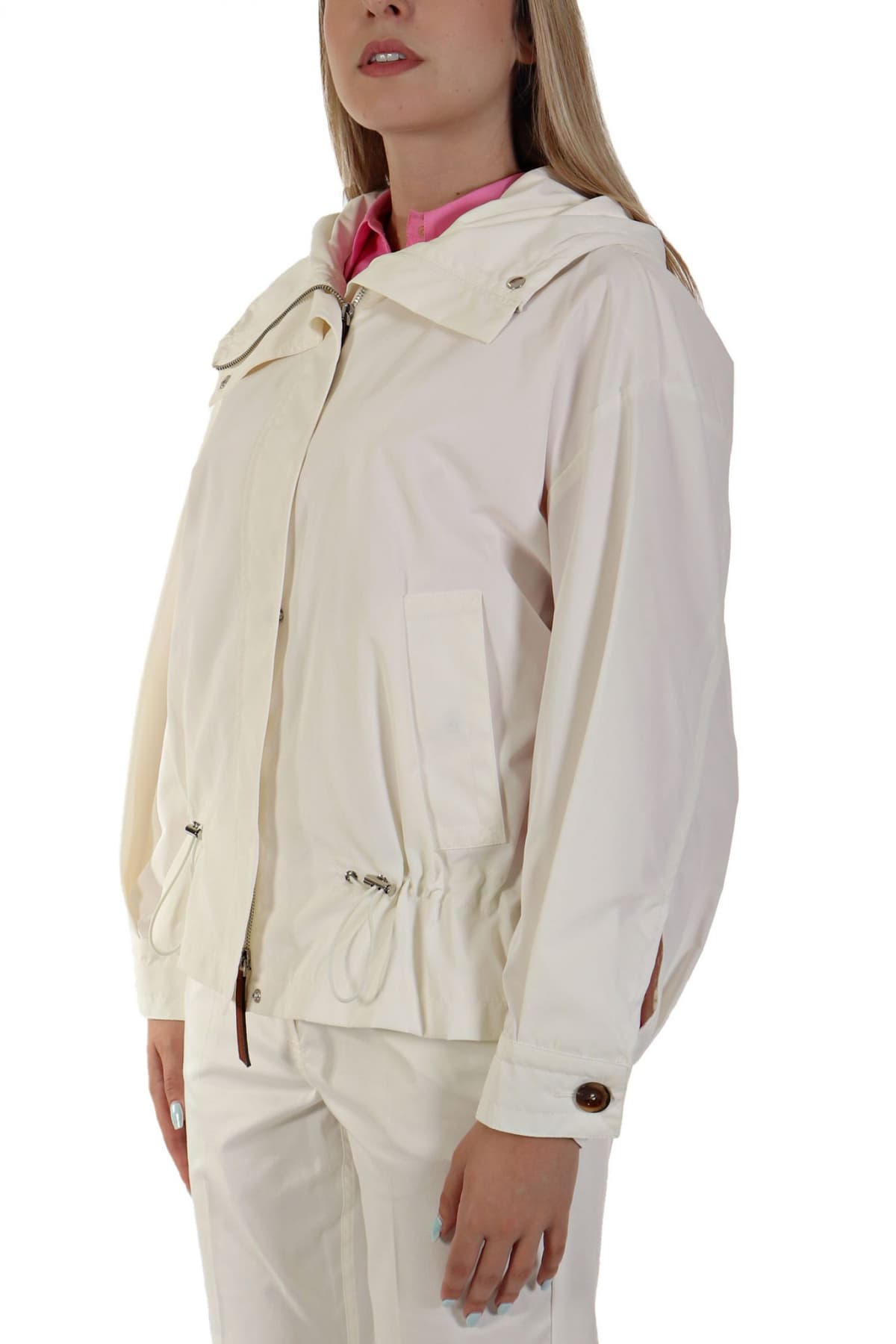 MARELLA SPORT ΜΠΟΥΦΑΝ SCRIGNO ΜΗ ΑΠΟΣΠΩΜΕΝΗ ΚΟΥΚΟΥΛΑ ΛΕΥΚΟ