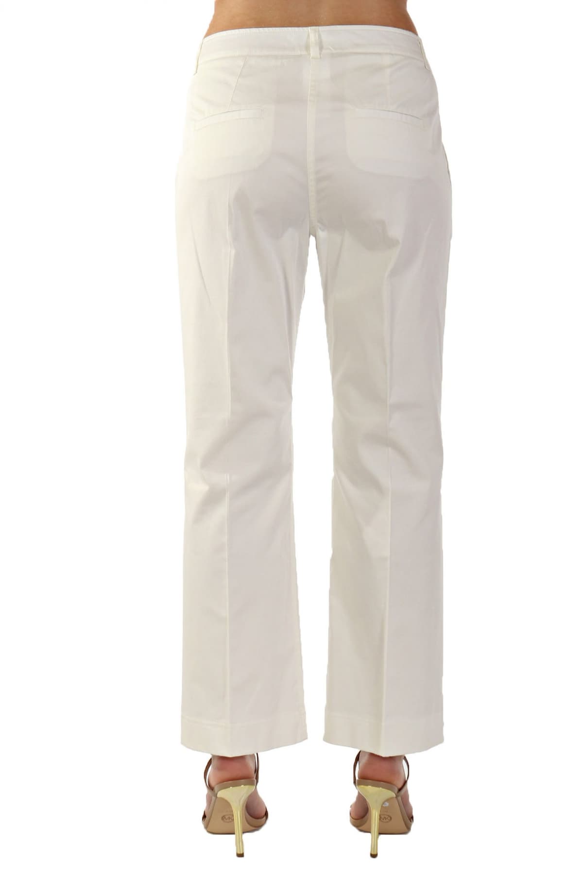 MARELLA ΠΑΝΤΕΛΟΝΙ EDITTO CHINO CROPPED ΛΕΥΚΟ