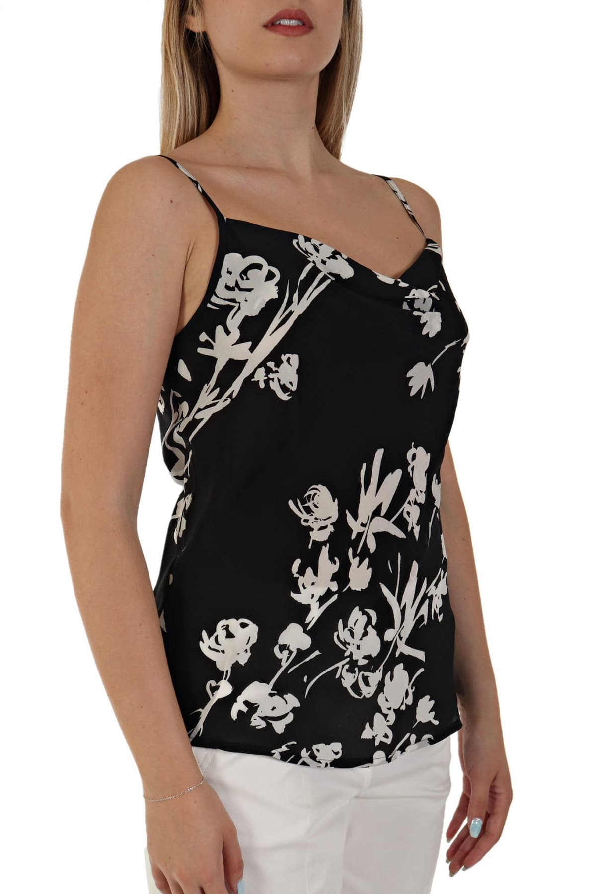 MARELLA TOP SGRAVIO ΝΤΡΑΠΕ ΤΙΡΑΝΤΕΣ ΕΜΠΡΙΜΕ ΜΑΥΡΟ