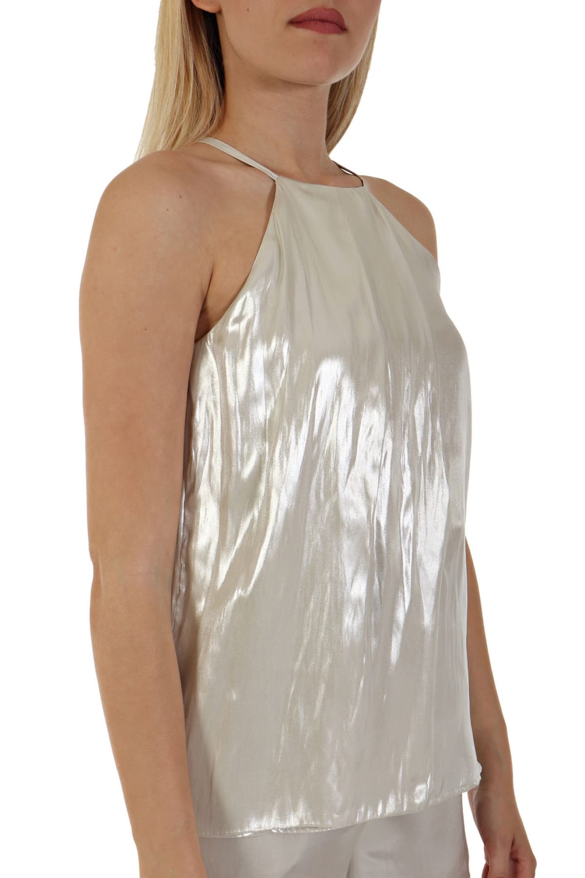 MARELLA TOP AFFINE ΜΕΤΑΛΛΙΖΕ ΛΕΥΚΟ