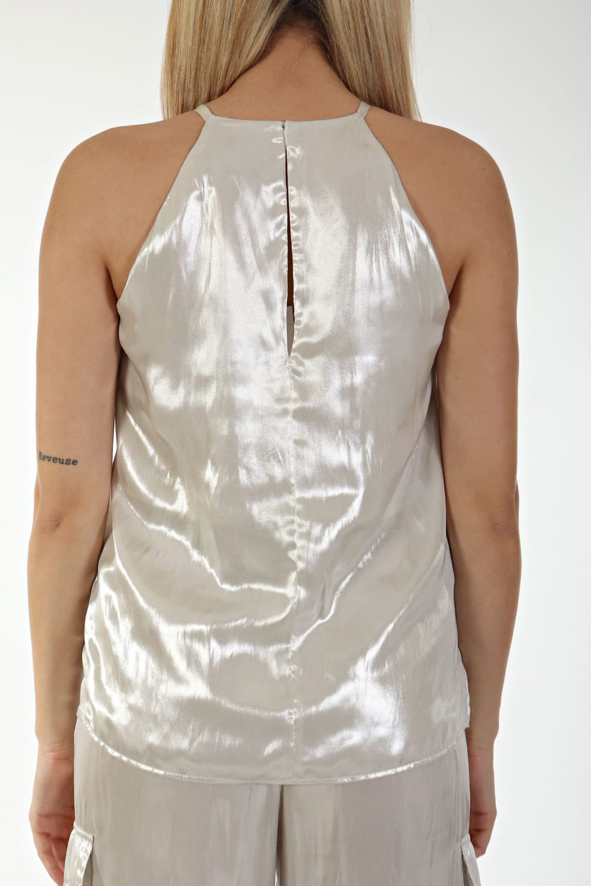 MARELLA TOP AFFINE ΜΕΤΑΛΛΙΖΕ ΛΕΥΚΟ