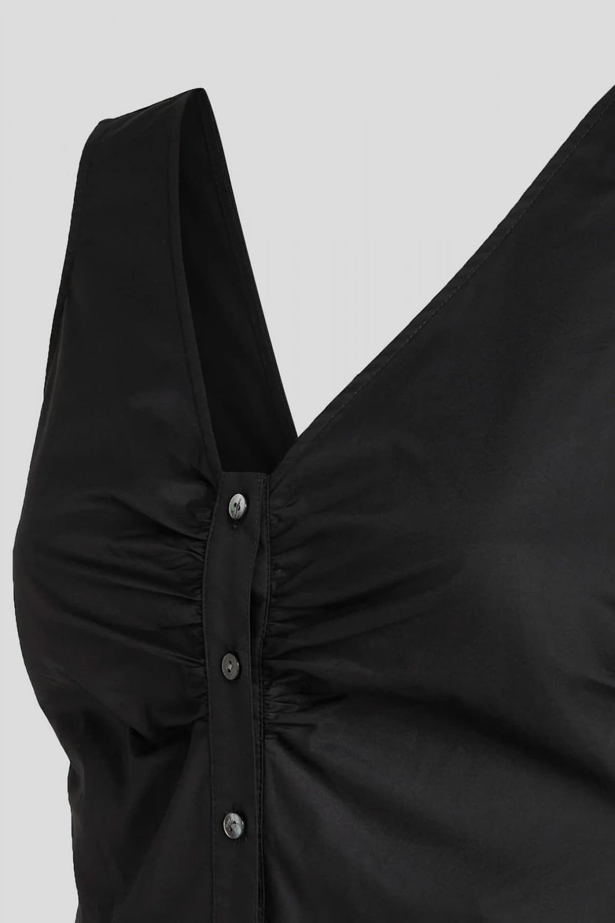 KARL LAGERFELD ΦΟΡΕΜΑ MAXI BUTTON DOWN ΜΑΥΡΟ