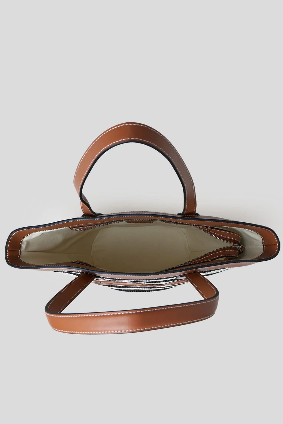 KARL LAGERFELD ΤΣΑΝΤΑ K/SIGNATURE TULIP MD TOTE RAFF LOGO ΜΠΕΖ-ΜΑΥΡΟ-ΤΑΜΠΑ