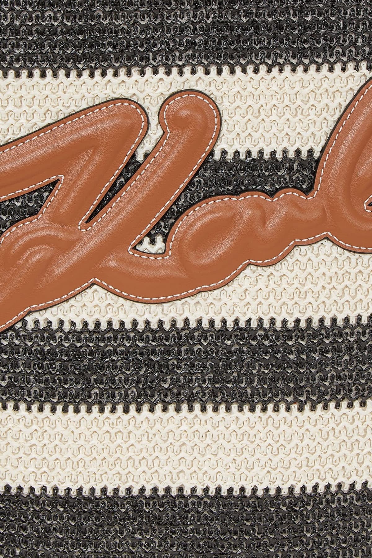 KARL LAGERFELD ΤΣΑΝΤΑ K/SIGNATURE TULIP MD TOTE RAFF LOGO ΜΠΕΖ-ΜΑΥΡΟ-ΤΑΜΠΑ