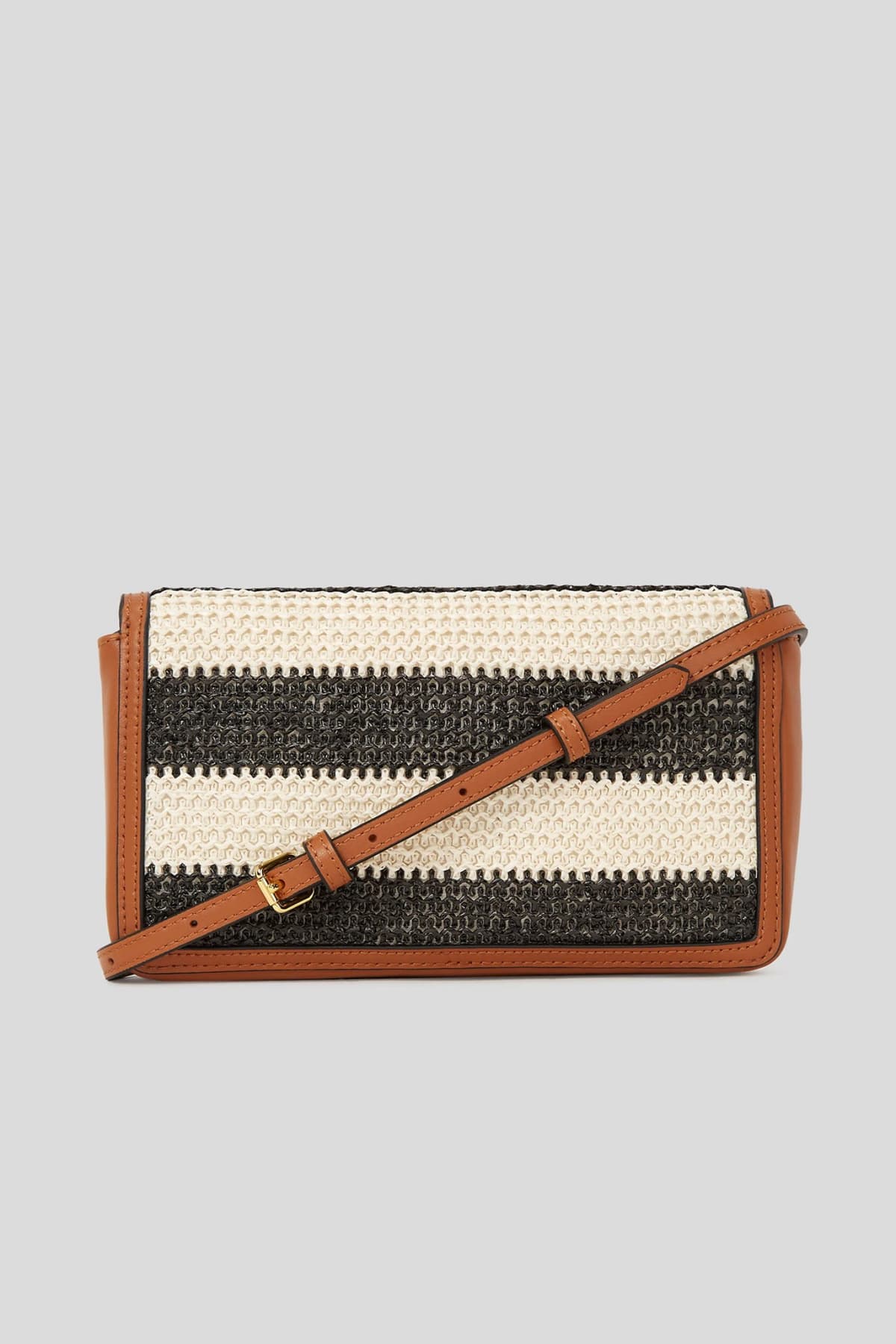 KARL LAGERFELD ΤΣΑΝΤΑ K/SIGNATURE 2.0 CB POUCH RAFF LOGO ΜΠΕΖ-ΤΑΜΠΑ-ΜΑΥΡΟ