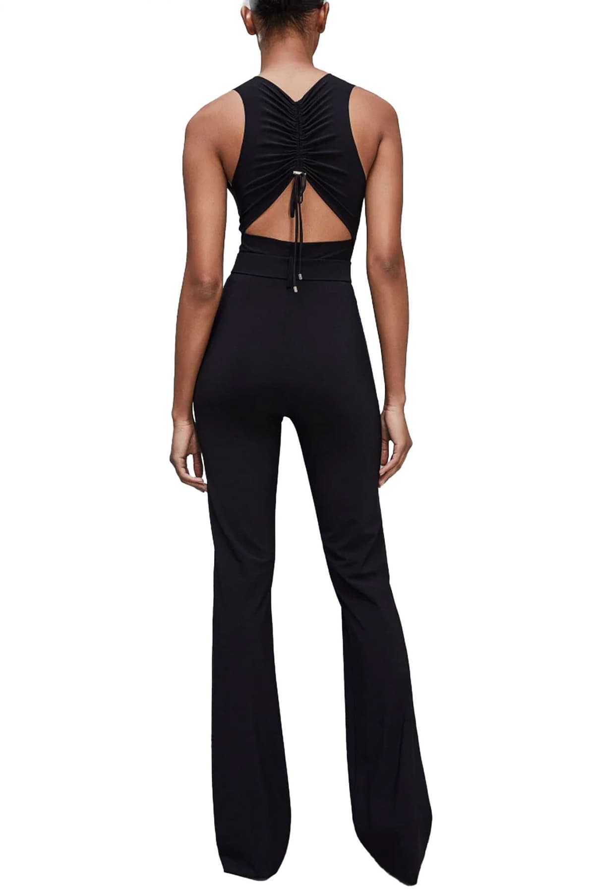 PATRIZIA PEPE ΟΛΟΣΩΜΗ ΦΟΡΜΑ ΑΝΟΙΓΜΑ ΜΠΡΟΣΤΑ ΖΩΝΗ ΜΑΥΡΟ