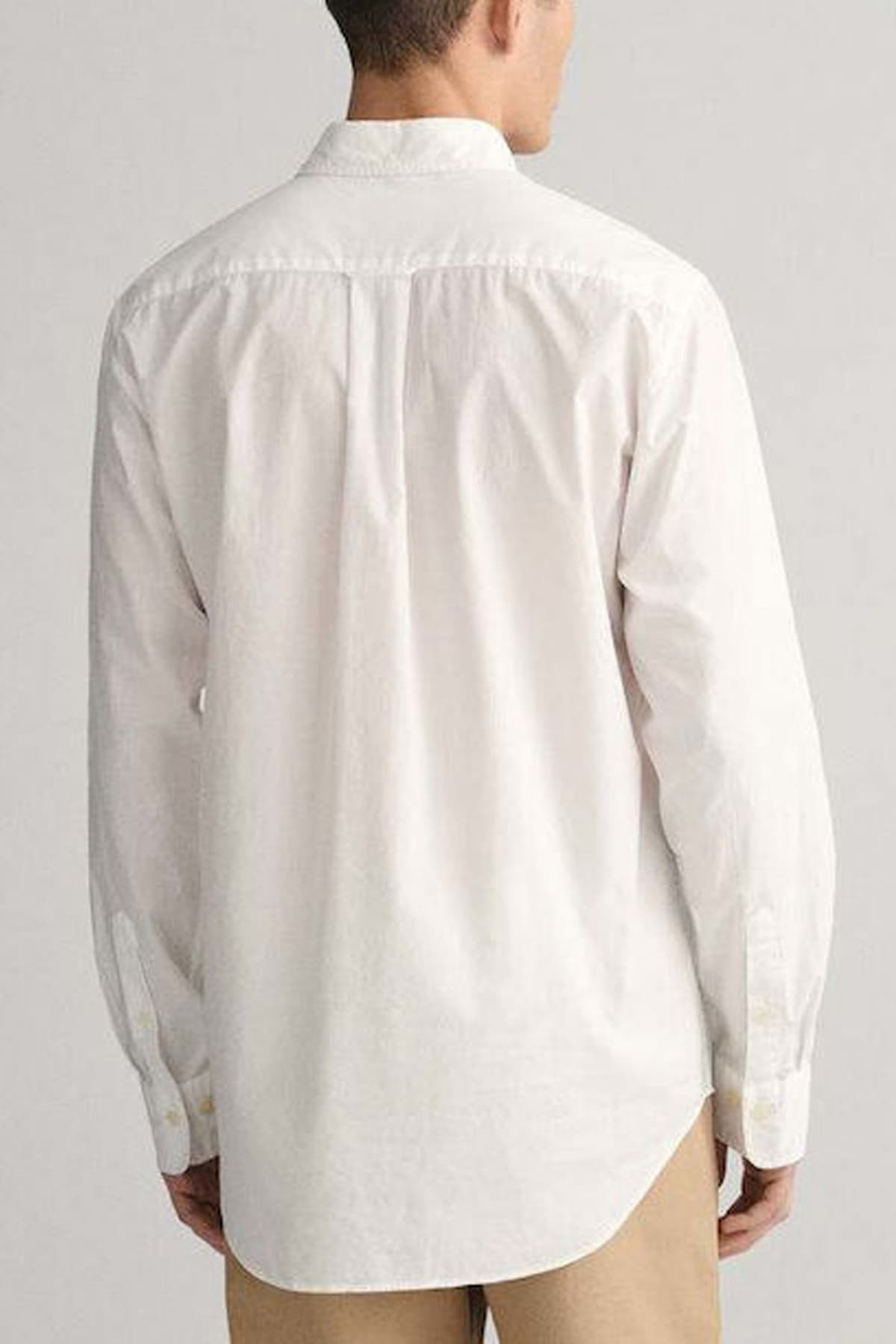 GANT ΠΟΥΚΑΜΙΣΟ REG CLASSIC POPLIN SHIRT ΛΕΥΚΟ