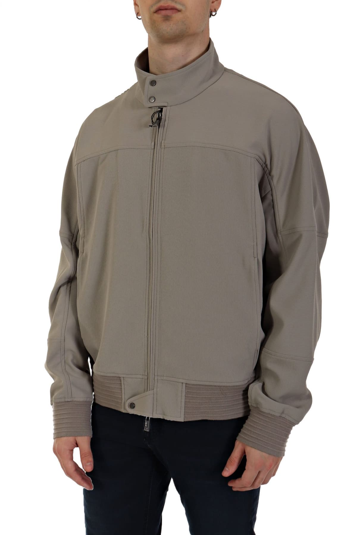 EMPORIO ARMANI ΜΠΟΥΦΑΝ BOMBER ΓΚΡΙ