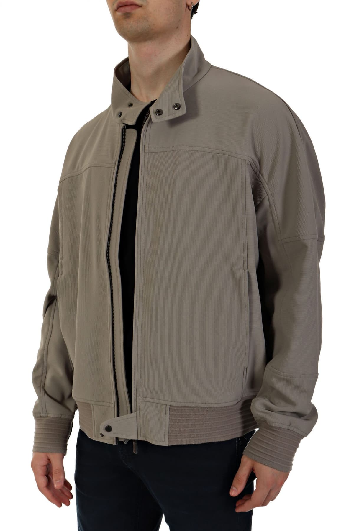 EMPORIO ARMANI ΜΠΟΥΦΑΝ BOMBER ΓΚΡΙ