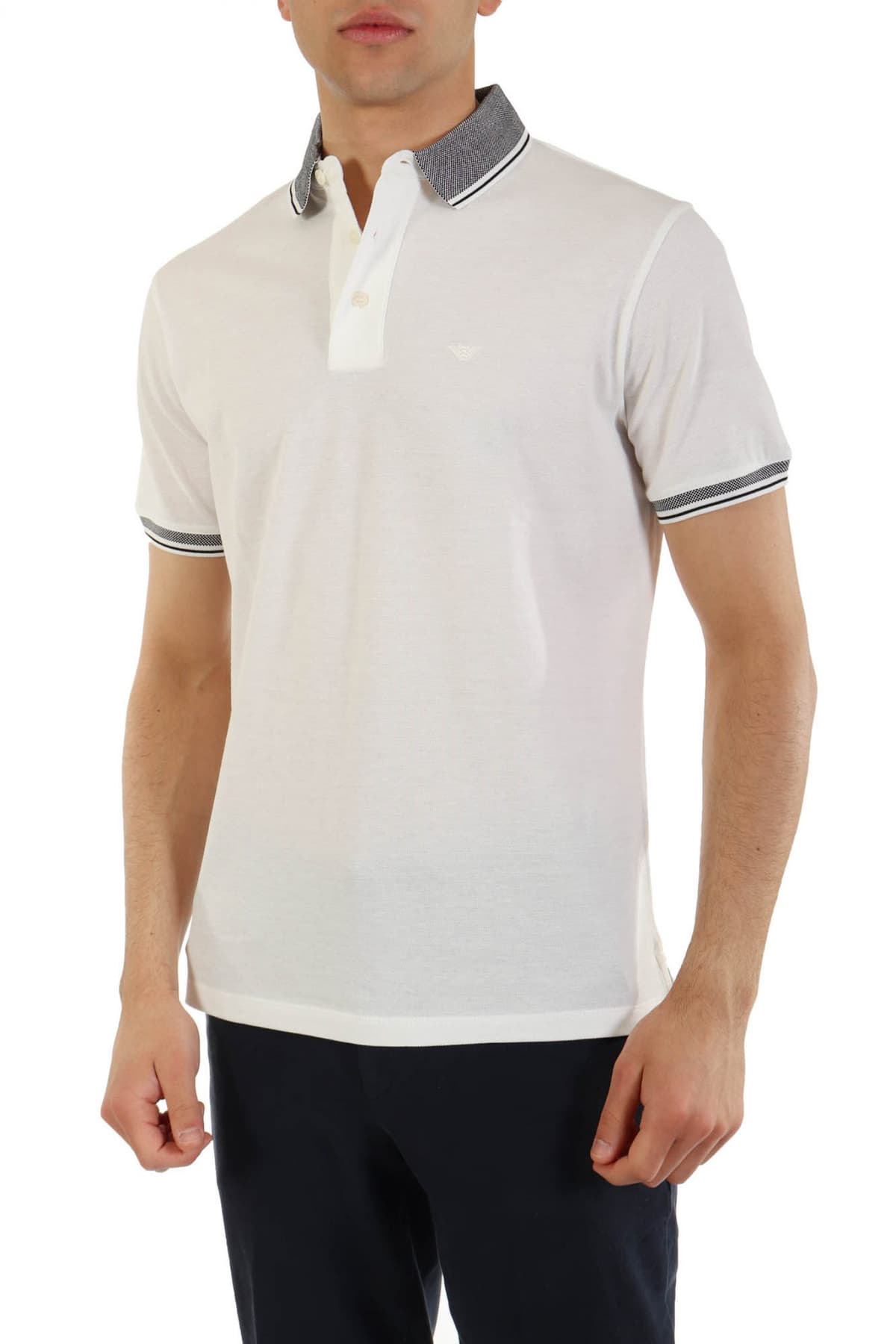 EMPORIO ARMANI POLO LOGO ΛΕΥΚΟ