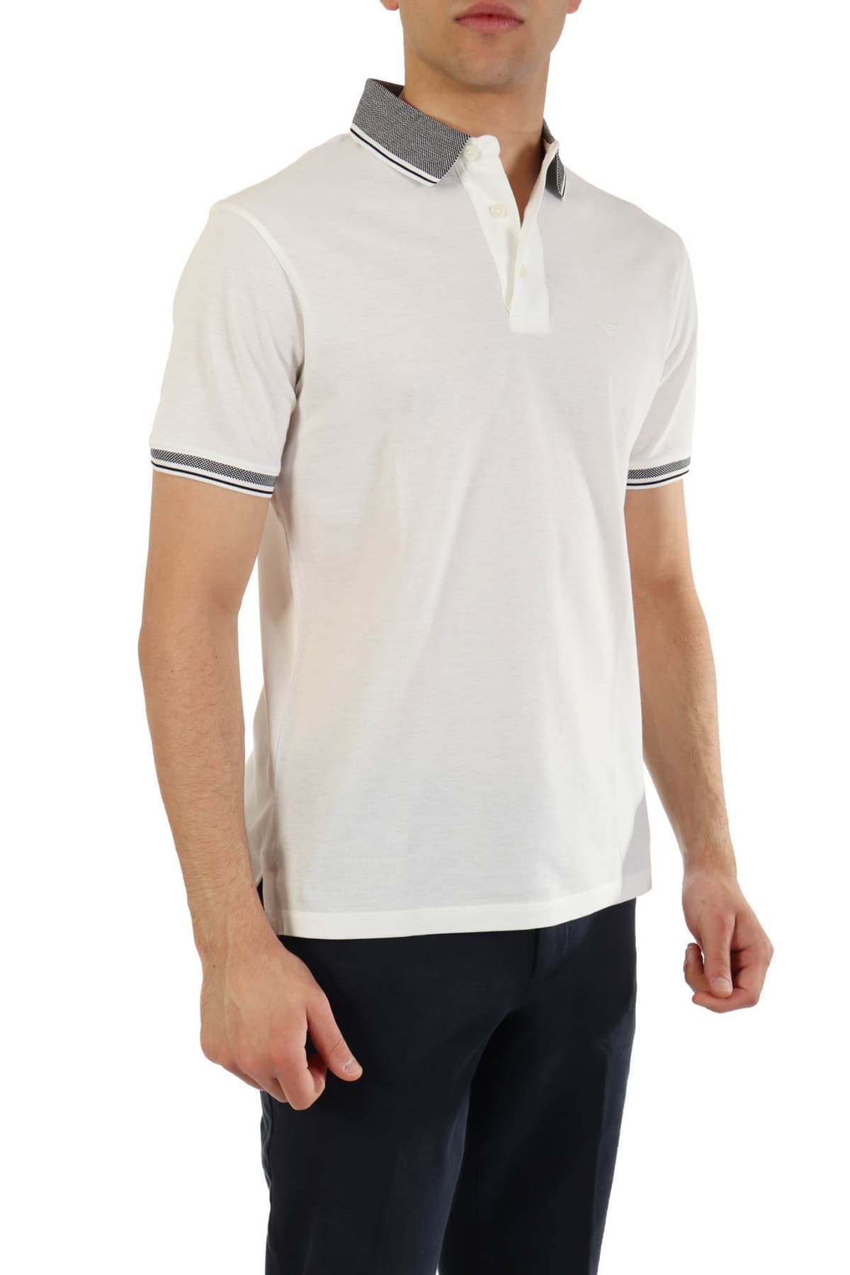 EMPORIO ARMANI POLO LOGO ΛΕΥΚΟ